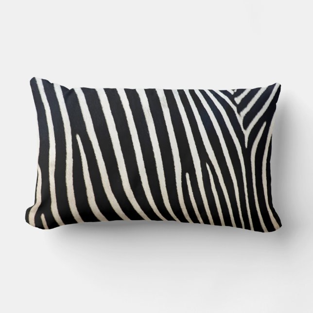 zebra print lumbar cushion (Front)