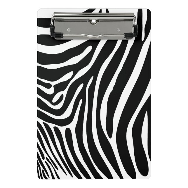 Zebra Print Mini Clipboard (Front)