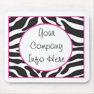 Zebra Print Mousepad