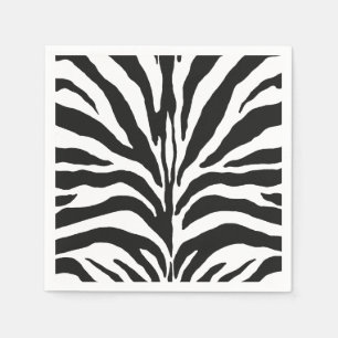 Zebra Print Napkin
