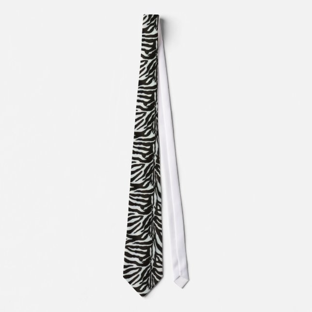 Zebra Print  necktie (Front)