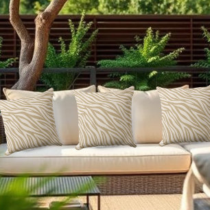 Zebra Print-Neutral-Beige Cushion
