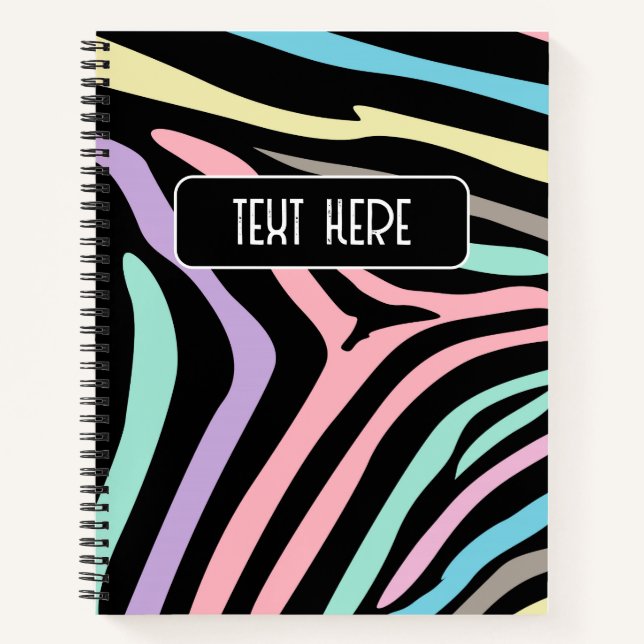 Zebra Print Notebook (Front)