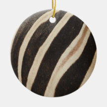 Zebra Print Ornament