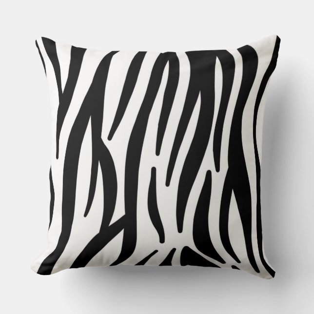 zebra print pillow (Front)