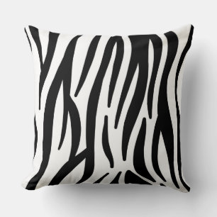 zebra print pillow