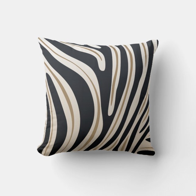 Zebra Print Pillow (Front)