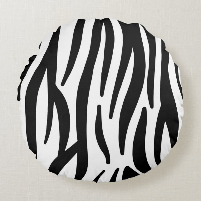 zebra print pillow (Front)