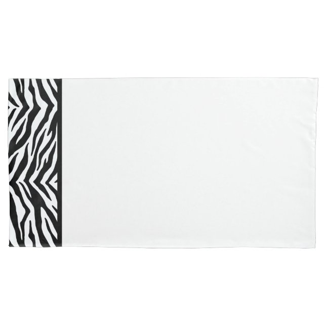 Zebra Print Pillowcase (Front)