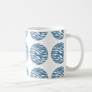 Zebra Print Polka Dots Mug