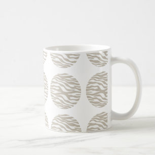 Zebra Print Polka Dots Mug
