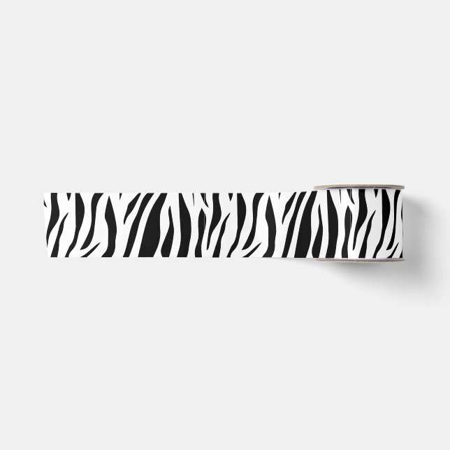 Zebra Print Satin Ribbon (Front)