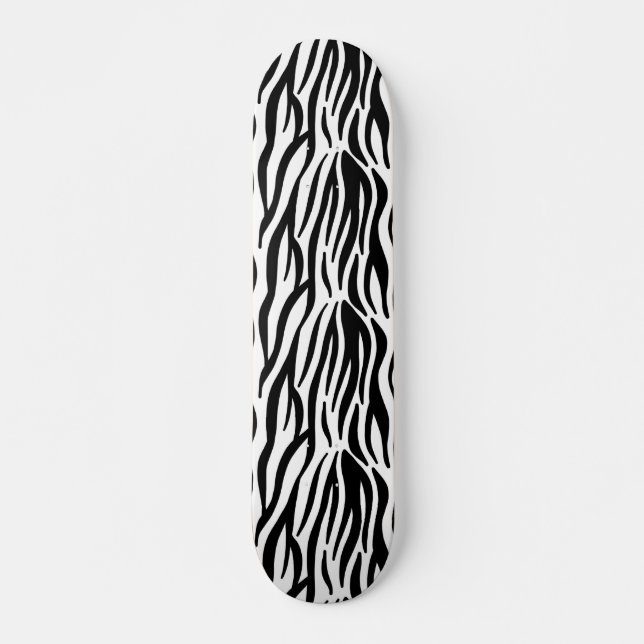 zebra print skateboard (Front)
