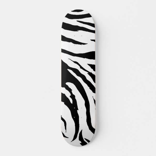 Zebra Print Skateboard Mini (Front)