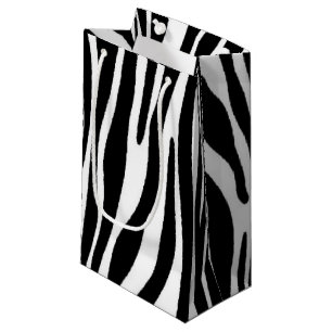 Zebra Print Small Gift Bag