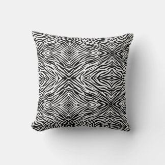 Zebra Print Throw Pillow