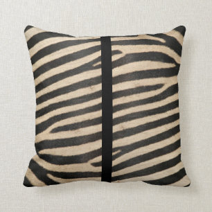Zebra Print Throw Pillow
