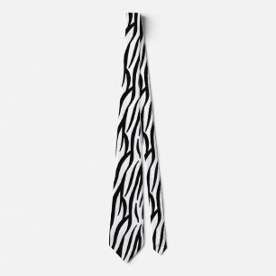zebra print tie
