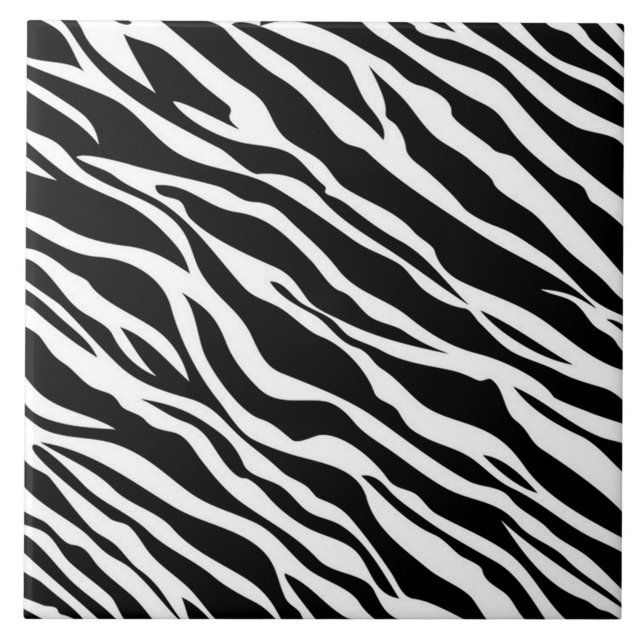 Zebra Print Tile (Front)