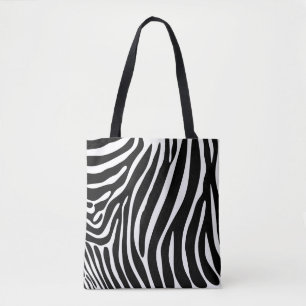 Zebra Print Tote Bag