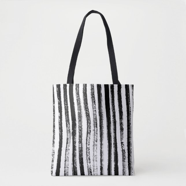 Zebra print tote bag (Front)