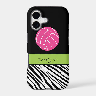 Zebra Print Volleyball iPhone 5 Case