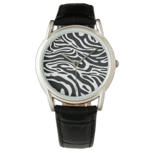 Zebra print  watch