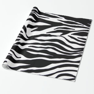 Zebra Print Wrapping Paper