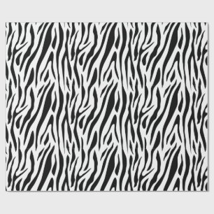 Zebra Print Wrapping Paper