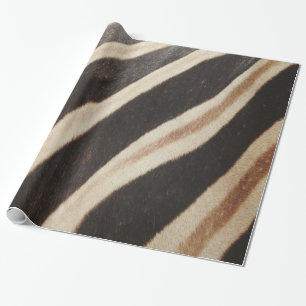 Zebra Print Wrapping Paper