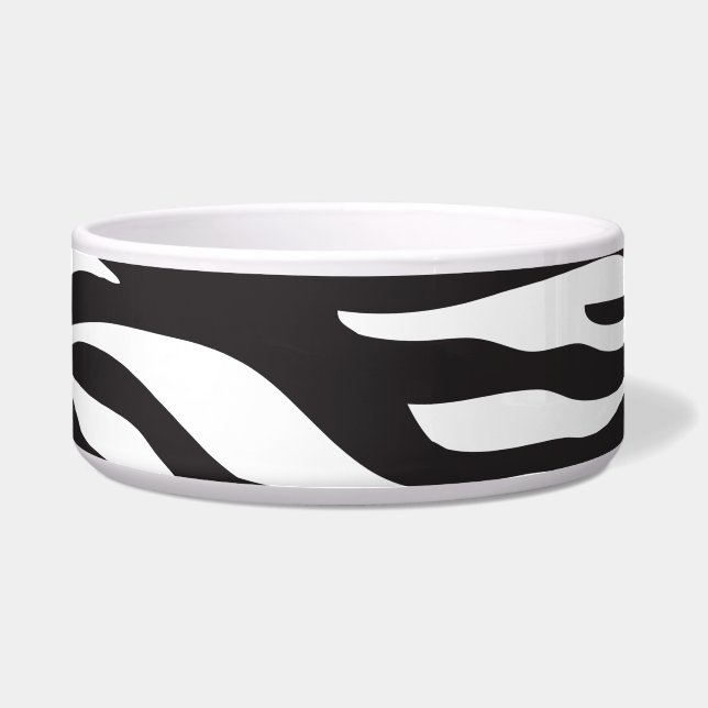 Zebra Print, Zebra Stripes, Black And White (Front)