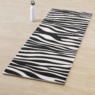 Zebra Print, Zebra Stripes, Black And White Yoga Mat