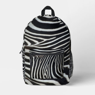 Zebra Printed Backpack