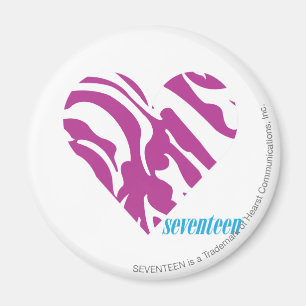Zebra Purple 2 Magnet