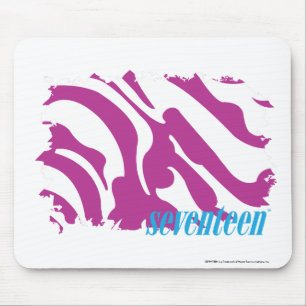 Zebra Purple 3 Mouse Pad