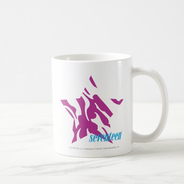 Zebra Purple 4 Coffee Mug (Right)