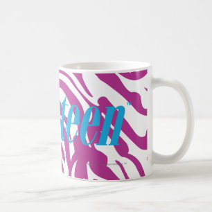 Zebra Purple Coffee Mug