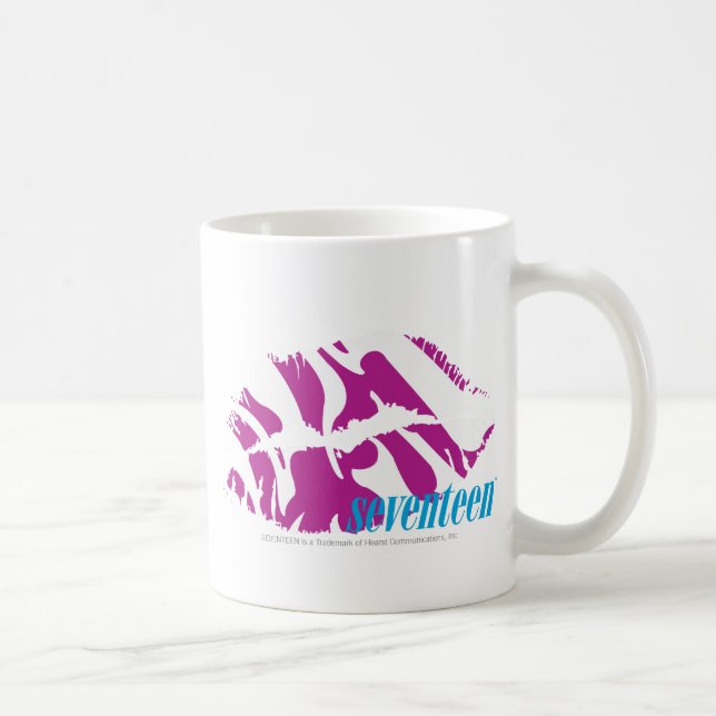 Zebra Purple Coffee Mug (Right)