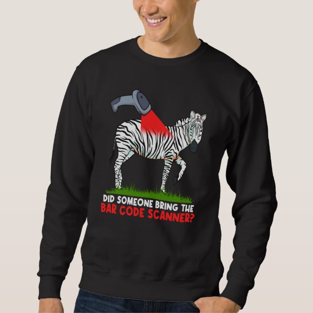 zebra quote women men motivational animal sweatshirt (Front)