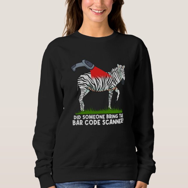 zebra quote women men motivational sweatshirt (Front)