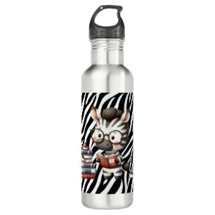 Zebra Reading Books. 710 Ml Water Bottle