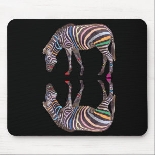 Zebra Reflection Mousemat
