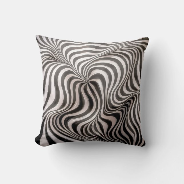 Zebra rock! cushion (Front)