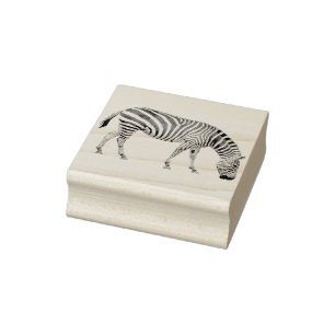 Zebra Rubber Stamp