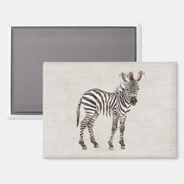 Zebra Safari Animal Magnet (Front/Back)