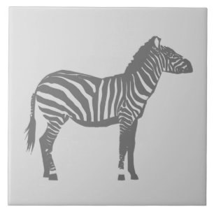 Zebra - Shades of Grey / Grey Ceramic Tile