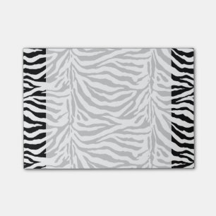 Zebra Skin Background  (Add Background Colour) Post-it Notes