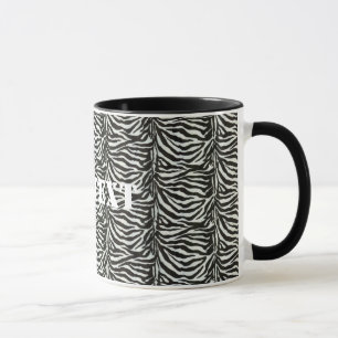 Zebra Skin Camouflage Texture Mug