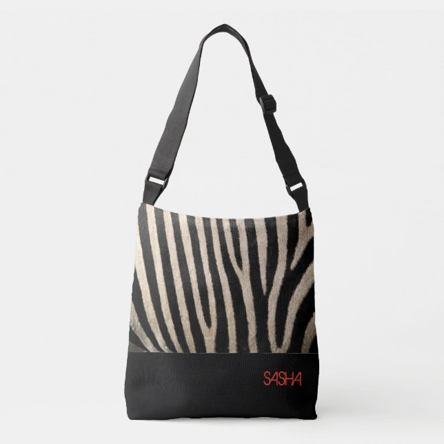Zebra Skin Collection Crossbody Bag (Front)
