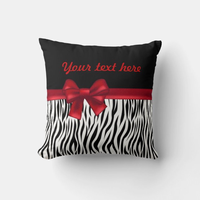 Zebra skin cushion (Front)
